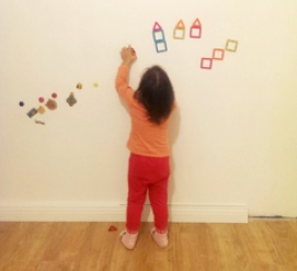 Детская комната с маркерно-магнитной стеной за 30 часов!