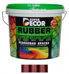 Резиновая краска Superdecor (гранат)